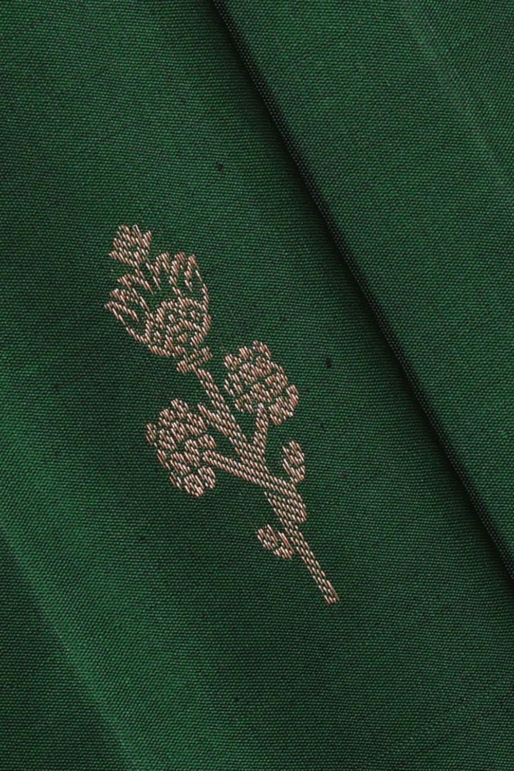 Bottle Green Silk Saree