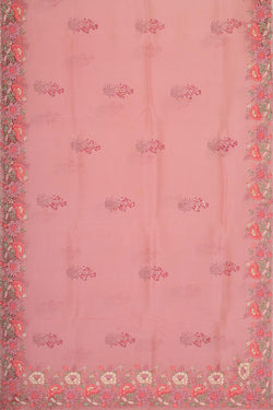 Collection of Banarasi Organza Onion Pink Saree in a gallery layout