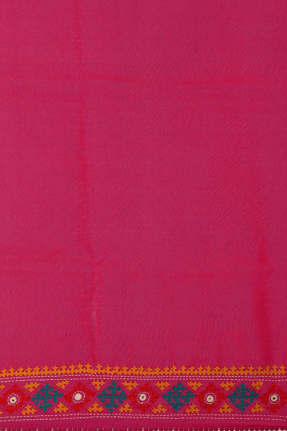 Tussar Silk Magenta Saree