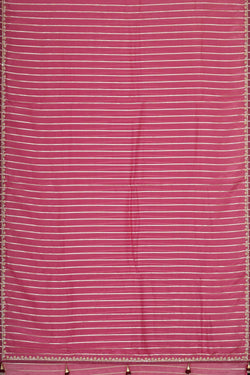 Collection of Glass Tissue Onion Pink Saree in a gallery layout