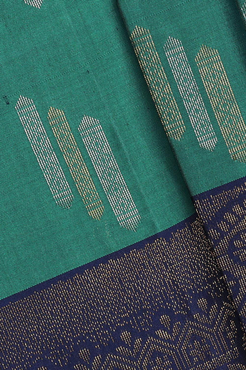 Jade Green Silk Saree