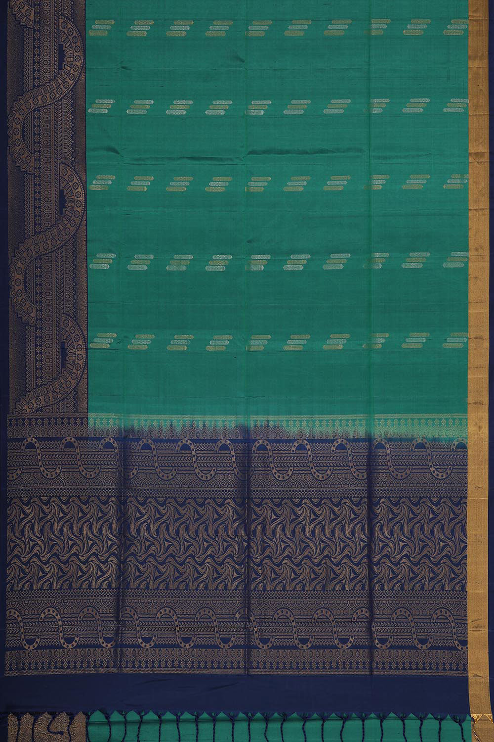 Jade Green Silk Saree