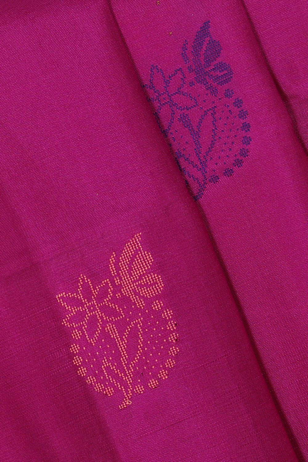 Magenta Silk Saree