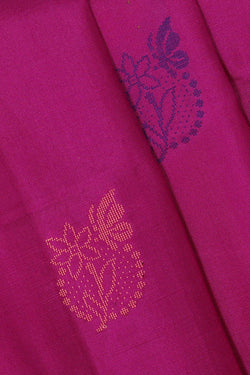 Image of Magenta Silk Saree