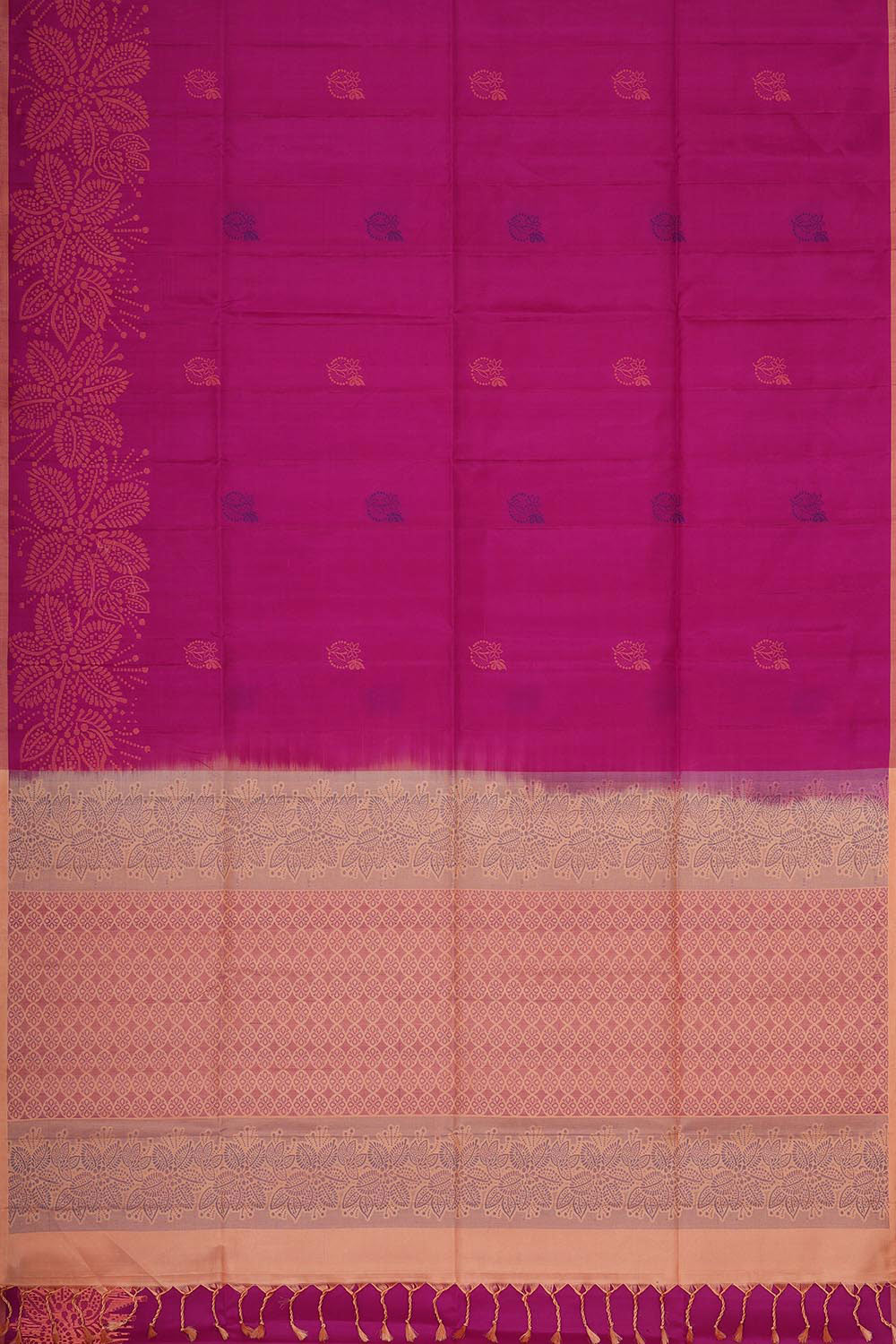 Magenta Silk Saree