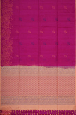 Image of Magenta Silk Saree