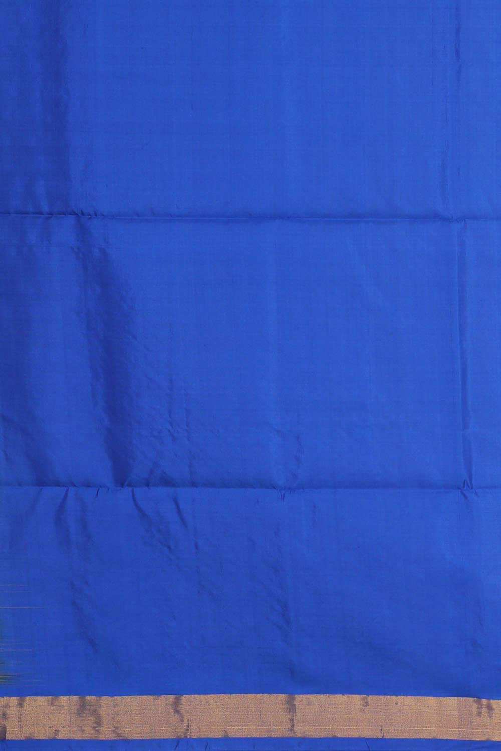 Image of Mustard Brown Silk Saree