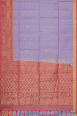 Image of Lavender Colour Silk Saree