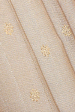 Image of Gadwal Tussar Cream Saree