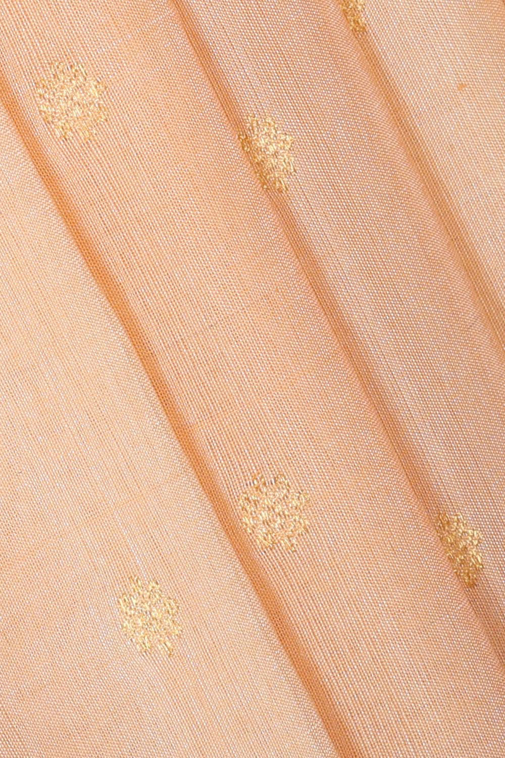 Gadwal Tussar Light Peach Saree