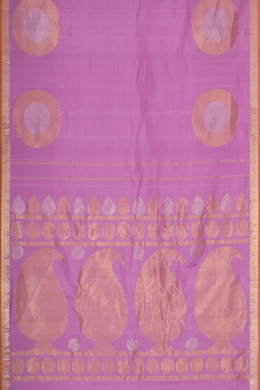 Gadwal Silk Lavender Saree