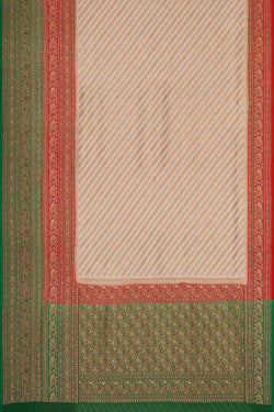 Collection of Banarasi Georgette Off White Saree in a gallery layout