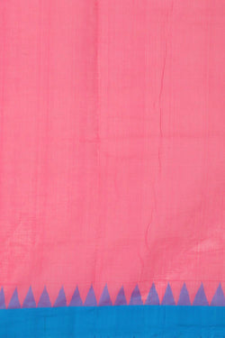 Collection of Uppada Handwoven Rose Pink Jamdani Saree in a gallery layout