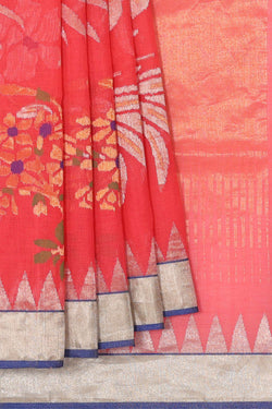 Image of Ponduru Peach Saree