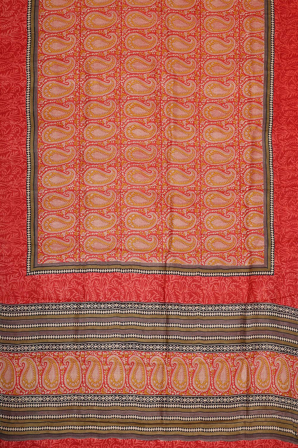 Collection of Tussar Silk Red Saree in a gallery layout