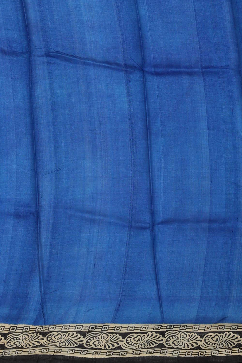 Collection of Tussar Silk Ocean Blue Saree in a gallery layout