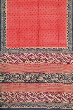 Collection of Tussar Silk Light Red Saree in a gallery layout