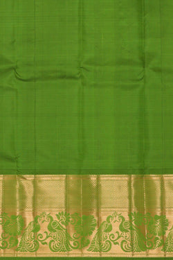 Collection of Kanchipattu Fresh Green Brocade Saree in a gallery layout