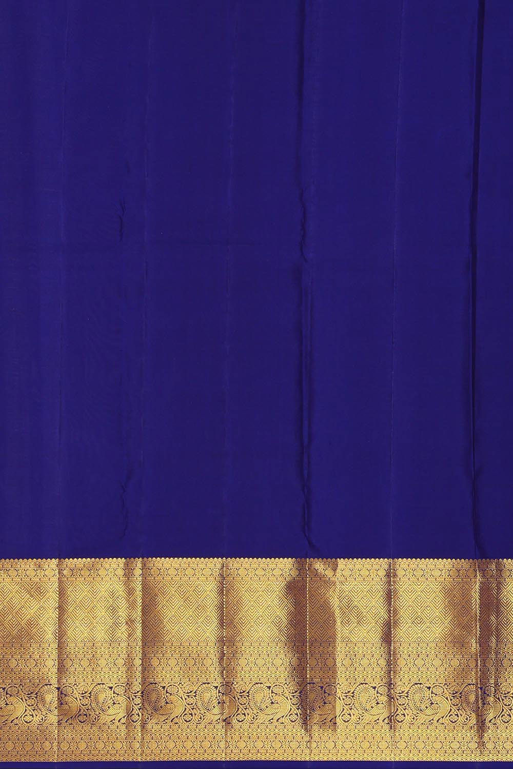 Image of Kanchipattu Golden Green Brocade Saree