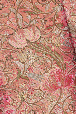 Collection of Kanchipattu Light Pink Tissue Brocade Saree in a gallery layout