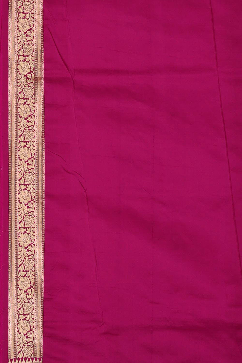 Collection of Banarasi Silk Dark Magenta Saree in a gallery layout