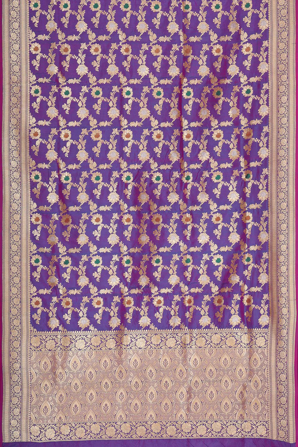 Banarasi Silk Purple Magenta Saree