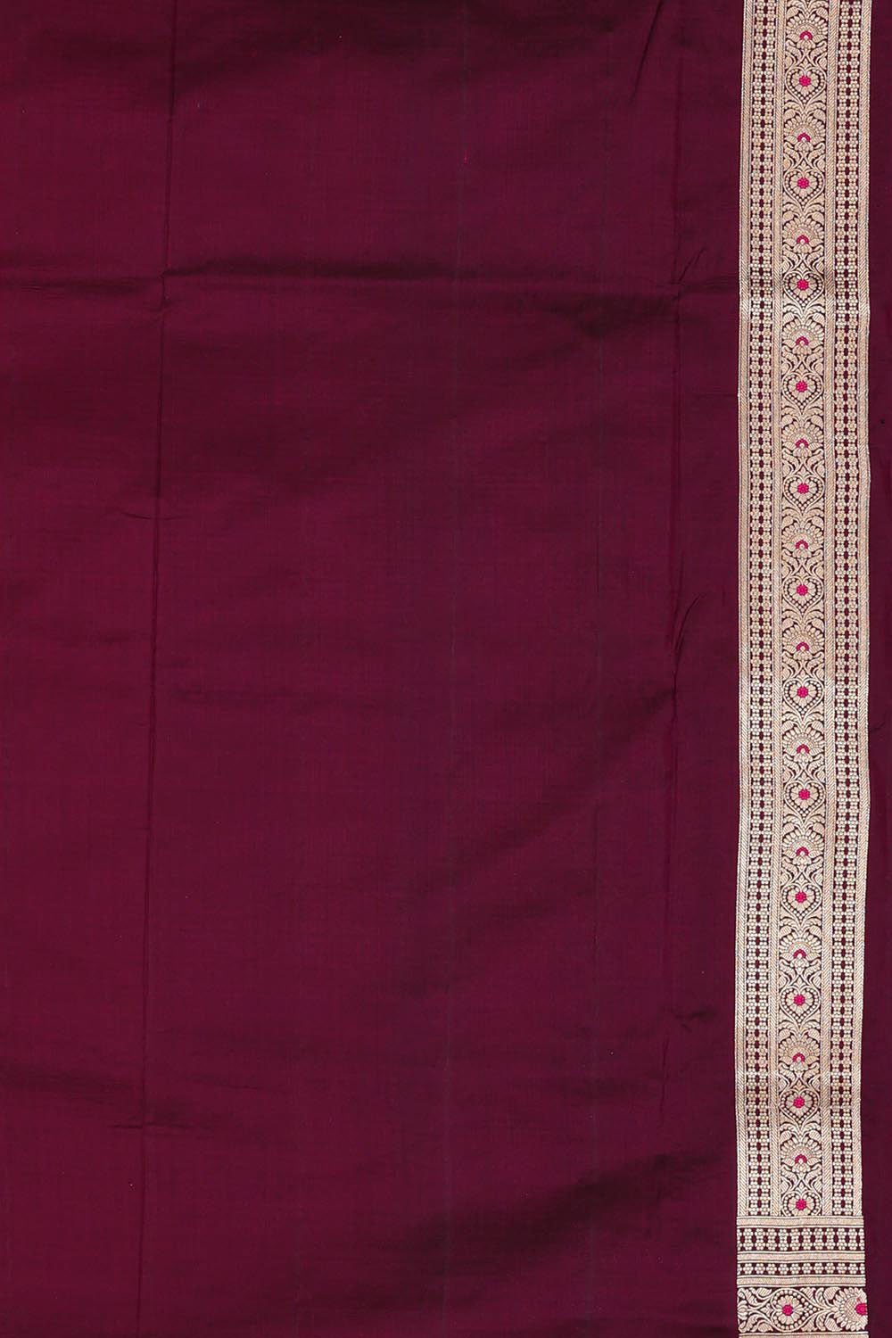 Collection of Banarasi Silk Wine Colour Saree in a gallery layout