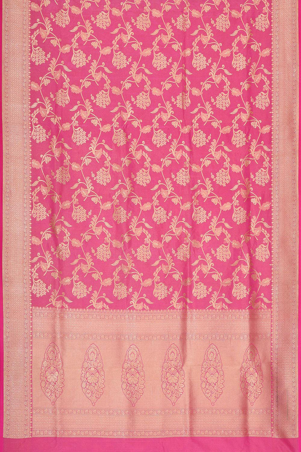 Collection of Banarasi Silk Rose Pink Saree in a gallery layout