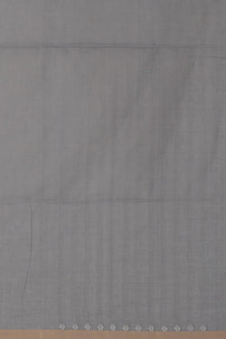 Image of Ponduru Handwoven Grey Jamdani Saree