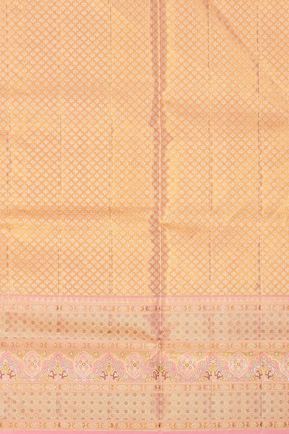 Collection of Kanchipattu Brown Brocade Saree in a gallery layout