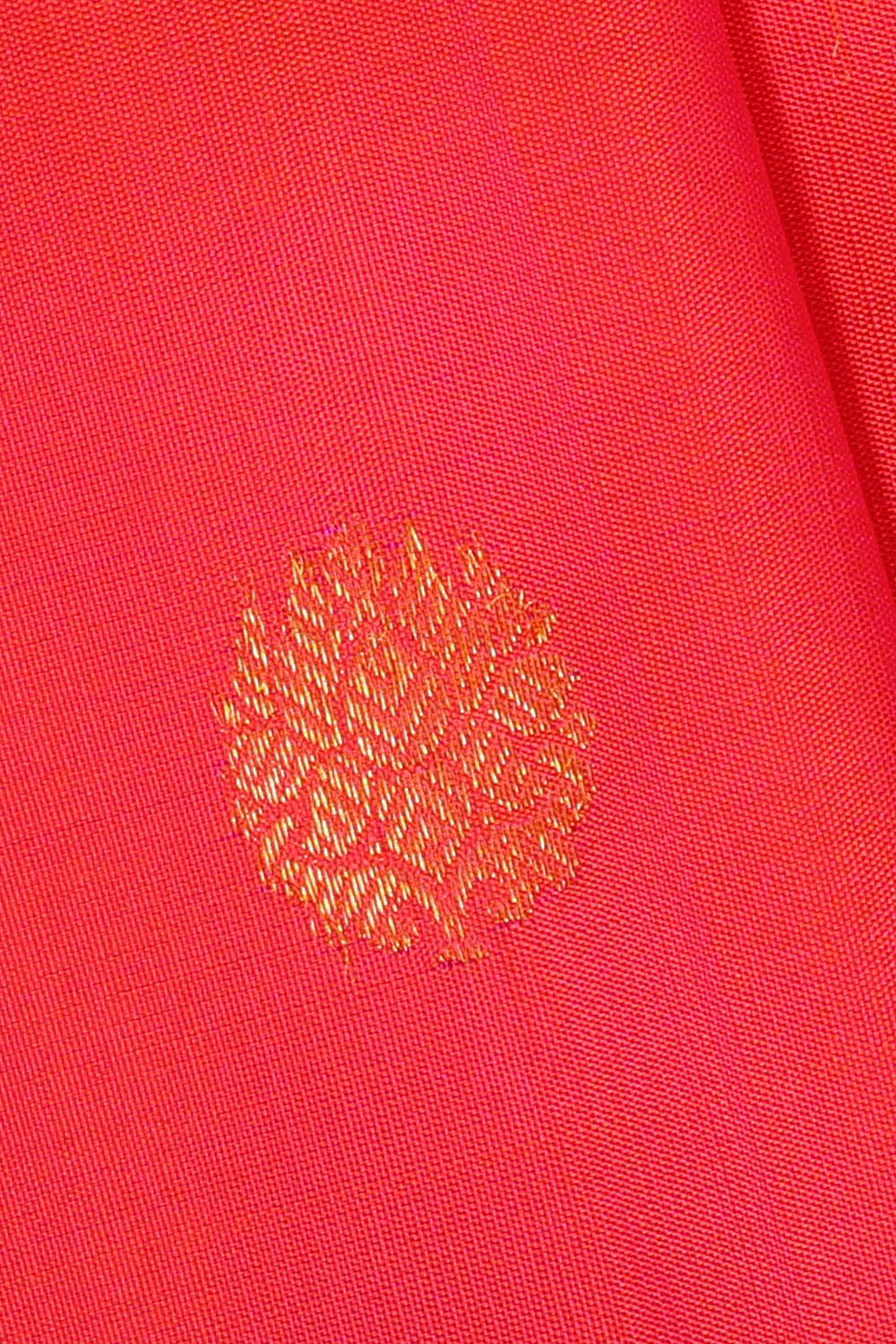 Collection of Kanchipattu Pinkish Orange Brocade Saree in a gallery layout