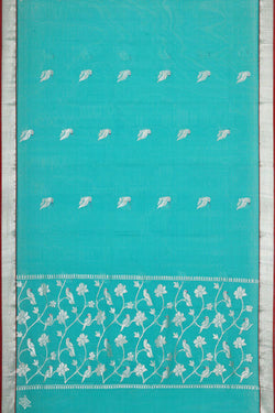 Collection of Zari Kota Blue Saree in a gallery layout