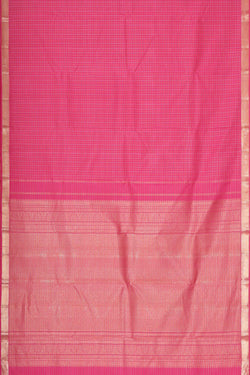 Collection of Arani Silk Pink Saree in a gallery layout