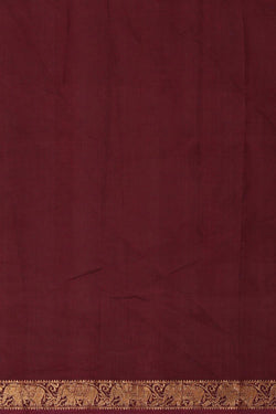 Collection of Mangalgiri Silk Brown Printed Saree in a gallery layout