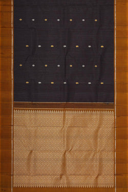 Collection of Arani Silk Black Saree in a gallery layout