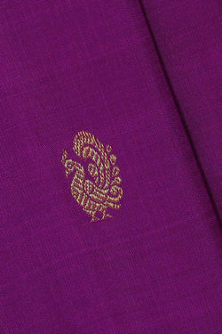 Collection of Arani Silk Purple Saree in a gallery layout