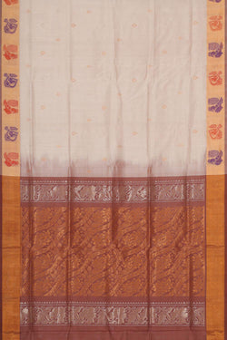 Image of Uppada Silk Cream Saree