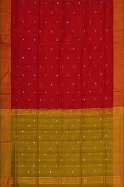 Collection of Uppada Silk Red Saree in a gallery layout