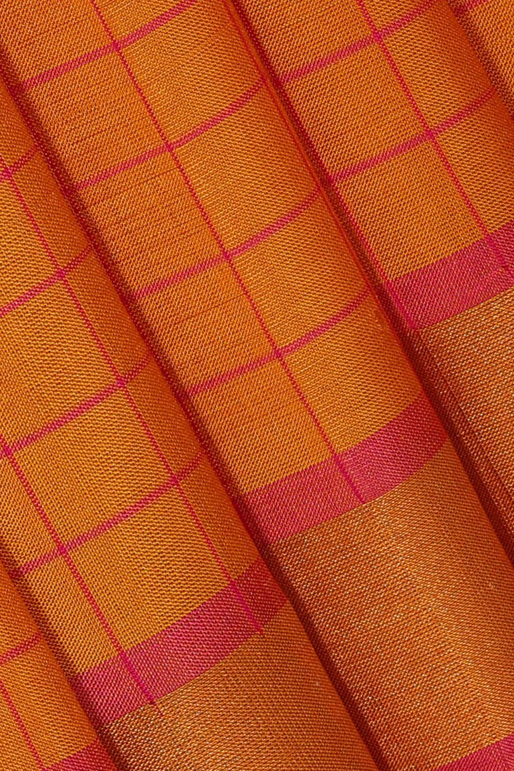 Collection of Uppada Silk Mustard Yellow Saree in a gallery layout