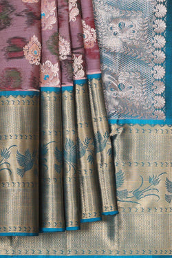 Collection of Onion Pink Silk Patola Saree in a gallery layout