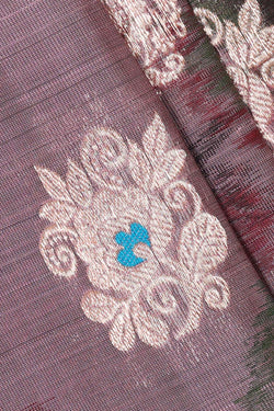 Collection of Onion Pink Silk Patola Saree in a gallery layout