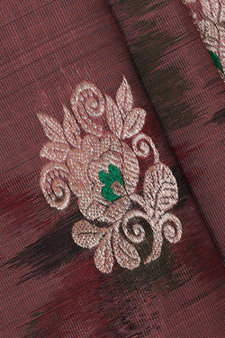 Collection of Dark Onion Pink Silk Patola Saree in a gallery layout