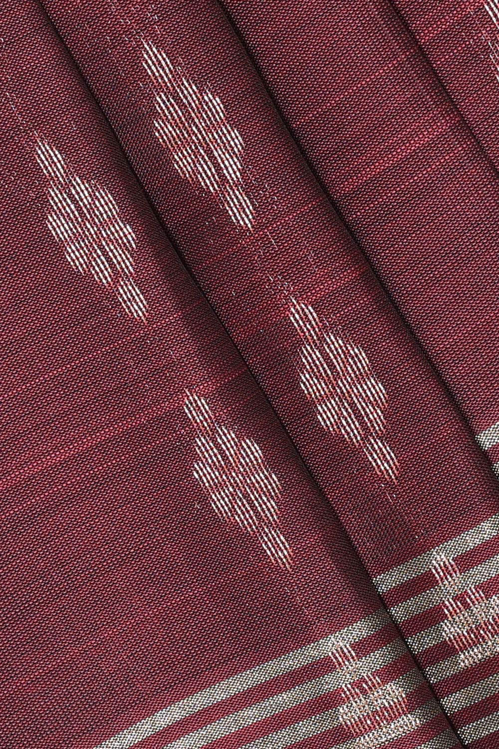 Collection of Maroon Red Silk Saree in a gallery layout