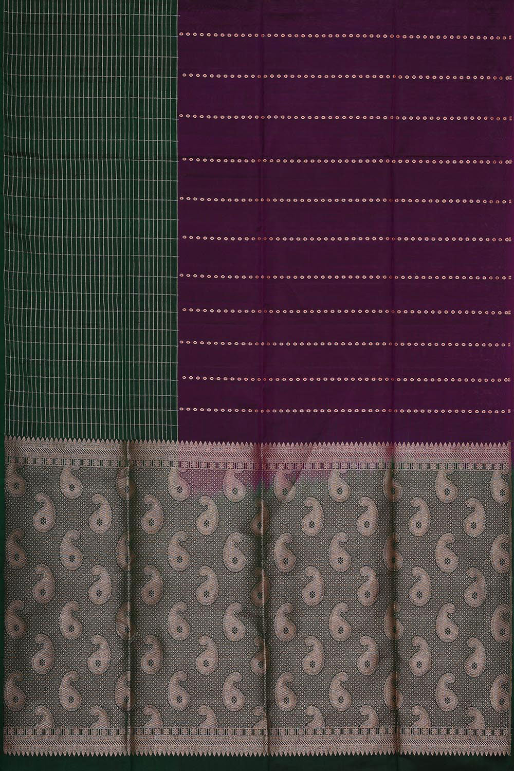 Collection of Violet Silk Saree in a gallery layout