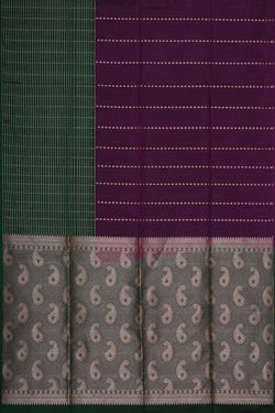 Collection of Violet Silk Saree in a gallery layout