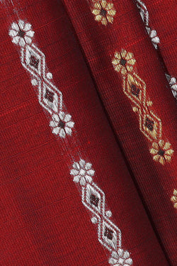 Image of Maroon Silk Saree