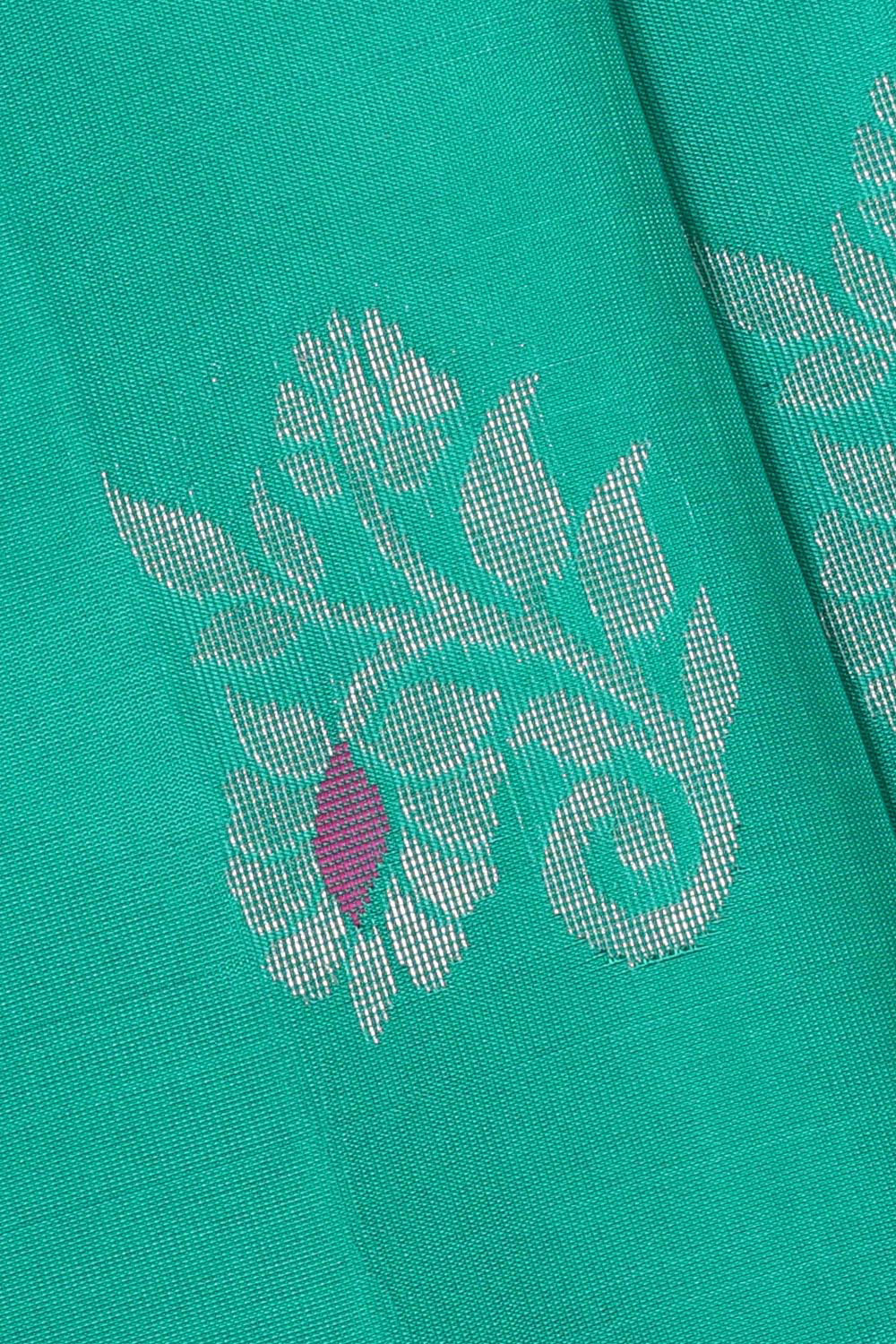 Deep Sea Green Silk Saree