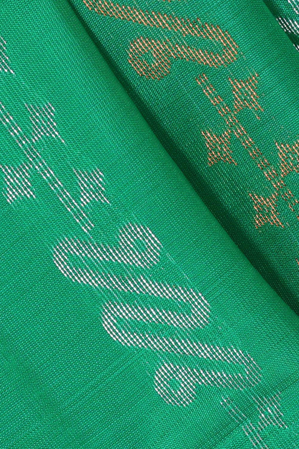 Collection of Green Silk Saree in a gallery layout