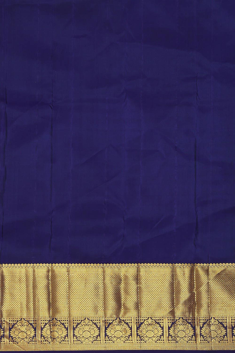 Collection of Kanchipattu Ice Blue Brocade Saree in a gallery layout