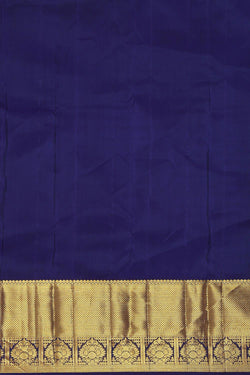 Collection of Kanchipattu Ice Blue Brocade Saree in a gallery layout